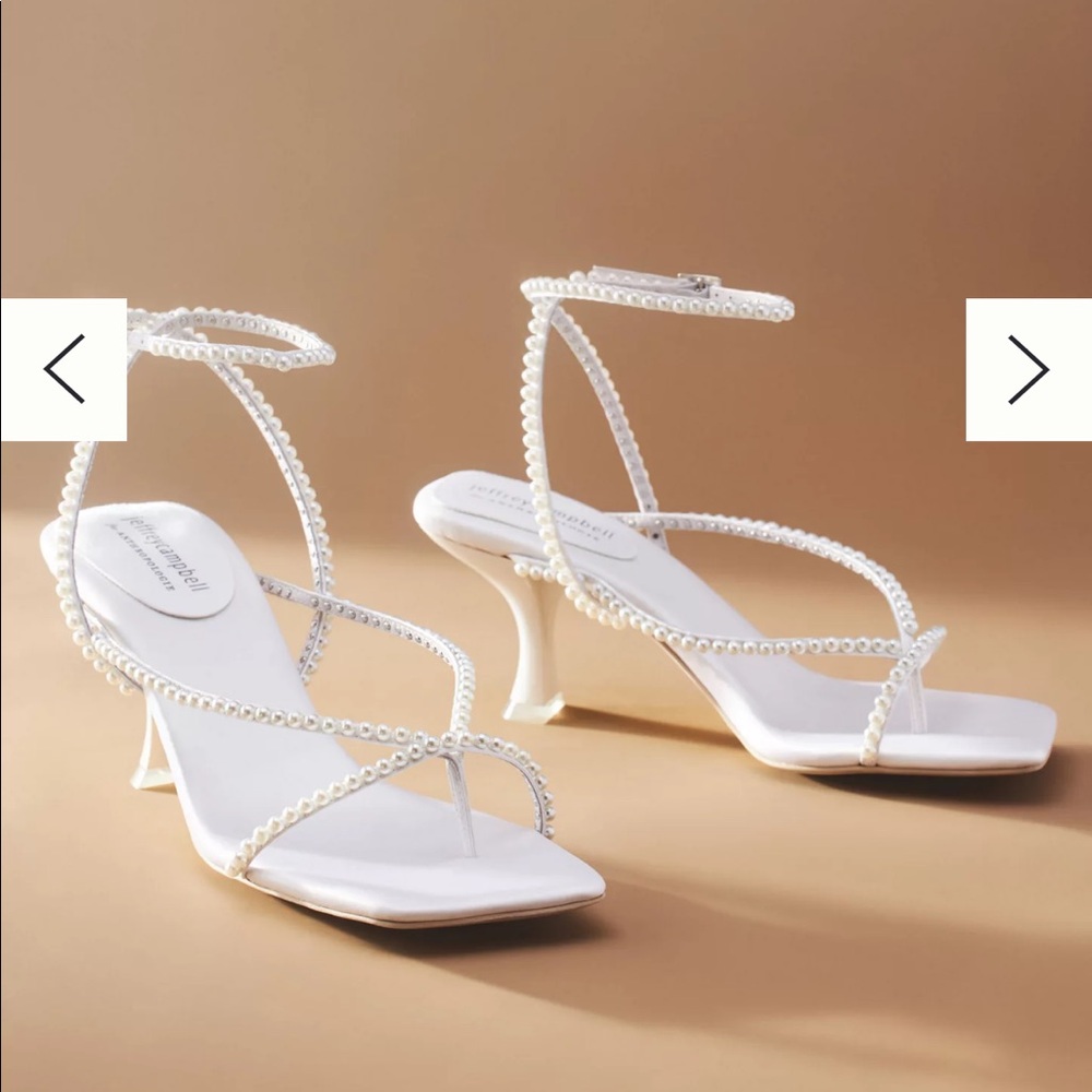 Jeffrey Campbell Pearl Fluxx Kitten Strappy Sandal Heels